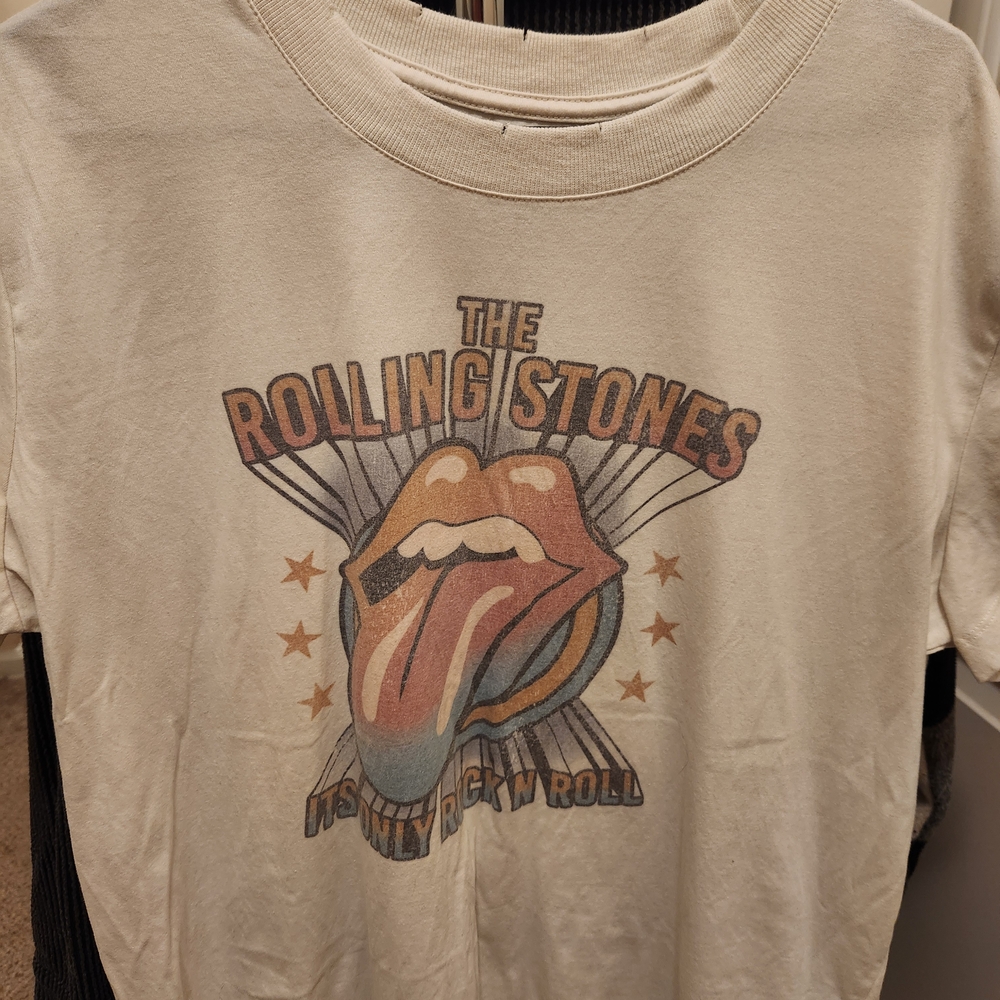 The Rolling Stones Tee - Cream